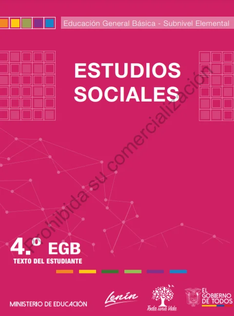 Texto Integrado de Estudios Sociales 4 Grado EGB 