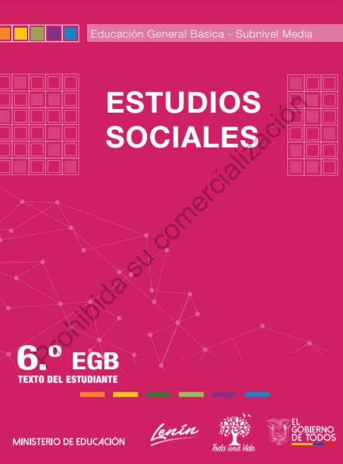 Texto Integrado de Estudios Sociales 6 Grado EGB 