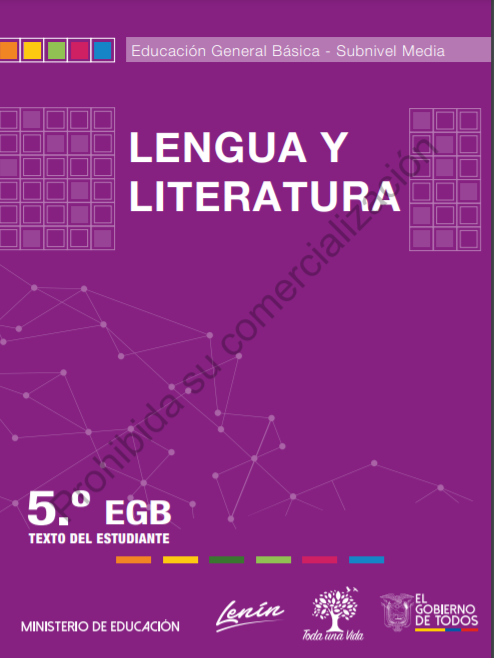 Texto Integrado de Lengua y Literatura 5 Grado EGB 
