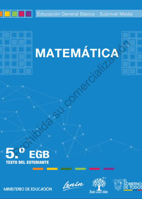 Texto Integrado de Matematicas 5 Grado EGB 