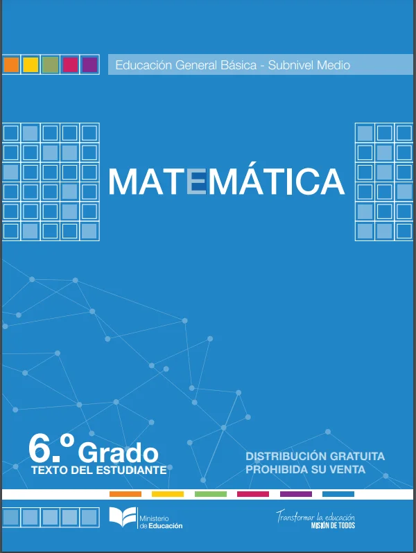 Texto Integrado de Matematicas 6 Grado EGB 